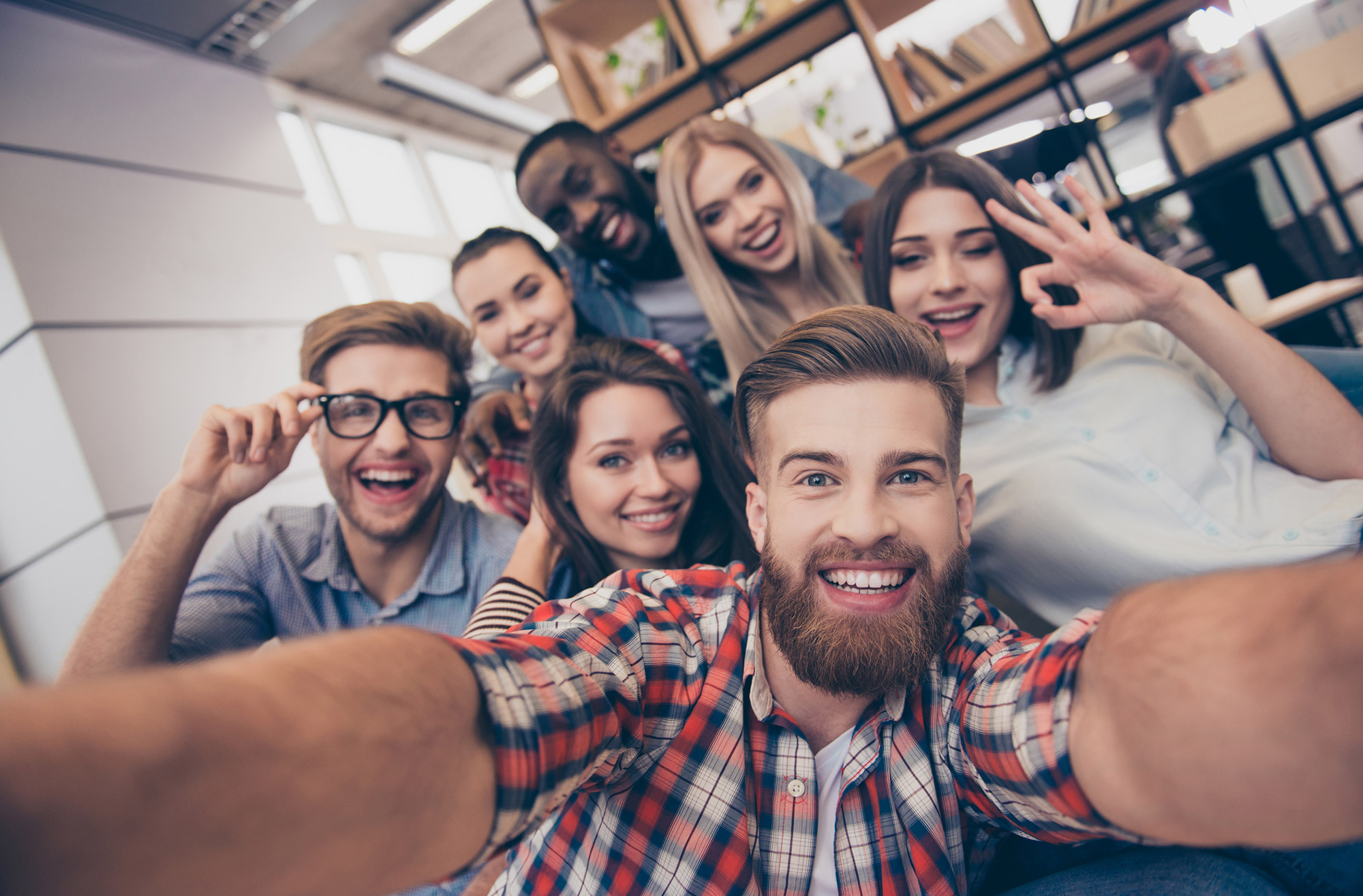 selfie students